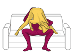 Posición sexual #452 - Triángulo de las Bermudas. (posición sexual 69, sexo oral). Kamasutra - Imágenes, fotos, ilustraciones