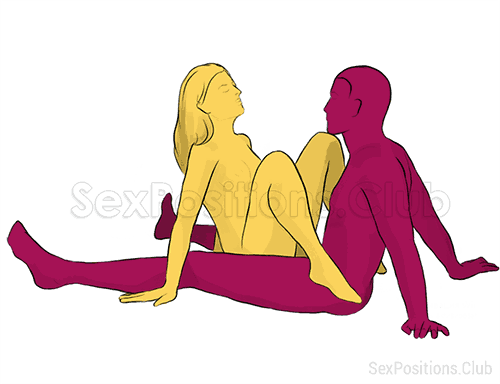 Posição de sexo #89 - Dejavu. (cara a cara, sentado). Kamasutra - Imagens, fotos