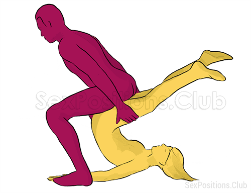 Posição de sexo #186 - Bruto. (por trás, homem em cima, entrada traseira, reverso, em pé). Kamasutra - Imagens, fotos