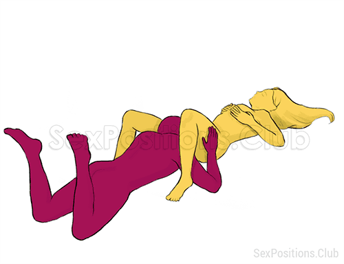 Sex position #11 - Inquisitor. (cunnilingus, lying down, oral sex). Kamasutra - Photo, picture, image