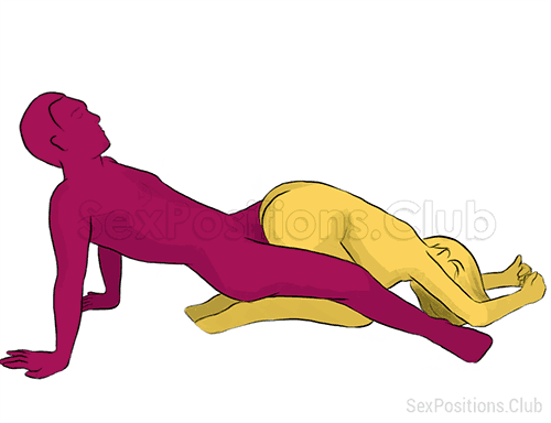 Sex position #4 - Clapper. (doggy style, from behind, rear entry). Kamasutra - Photo, picture, image