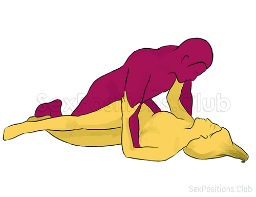 Sex position #91 - Iris. (from behind, man on top, rear entry). Kamasutra - Photo, picture, image