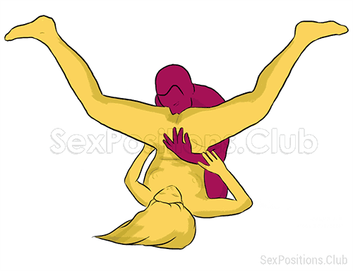 Sex position #192 - Dragon. (cunnilingus, oral sex). Kamasutra - Photo, picture, image