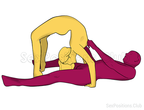 Sex position #473 - Loop. (oral sex, blowjob, lying down). Kamasutra - Photo, picture, image