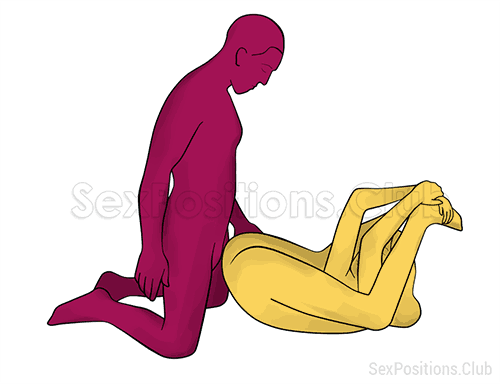 Sex position #275 - Beautiful view. (anal sex, right angle). Kamasutra - Photo, picture, image